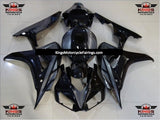 Black and Dark Silver Fairing Kit for a 2006 & 2007 Honda CBR1000RR motorcycle