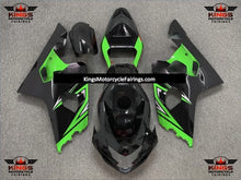 Suzuki GSXR600 (2004-2005) Black & Green Fairings