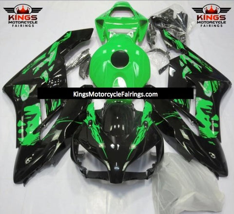 Honda CBR1000RR (2004-2005) Black & Green Leyla Fairings
