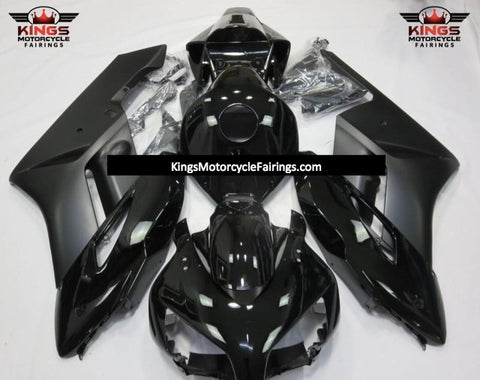 Honda CBR1000RR (2004-2005) Black & Matte Black Fairings at KingsMotorcycleFairings.com