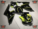Black and Neon Yellow Fairing Kit for a 2006 & 2007 Honda CBR1000RR motorcycle