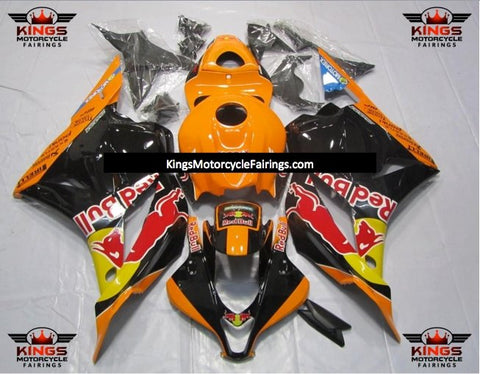 Honda CBR600RR (2009-2012) Black & Orange RedBull Fairings