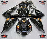 Black and Orange Repsol Fairing Kit for a 2006 & 2007 Honda CBR1000RR motorcycle