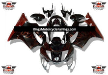 Black and Red Flames Fairing Kit for a 1999 & 2000 Honda CBR600F4 motorcycle