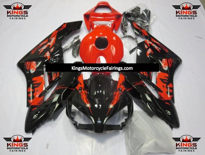 Honda CBR1000RR (2004-2005) Black & Red Leyla Fairings