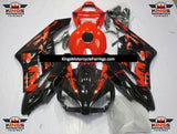 Honda CBR1000RR (2004-2005) Black & Red Leyla Fairings