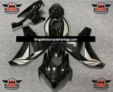 Black and Silver Fairing Kit for a 2008, 2009, 2010 & 2011 Honda CBR1000RR motorcycle