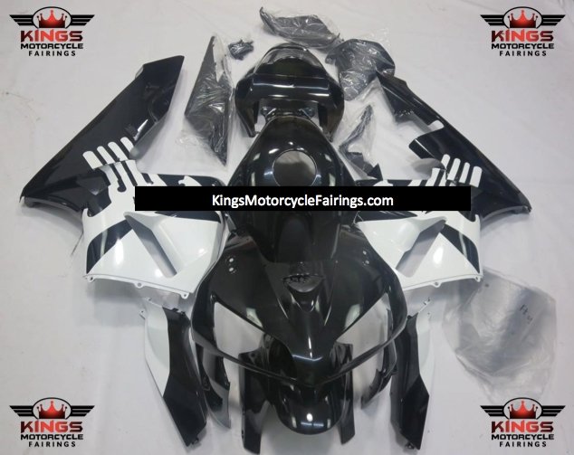 Black and White Punisher Skull Fairing Kit for a 2012, 2013, 2014, 2015 & 2016 Honda CBR1000RR motorcycle