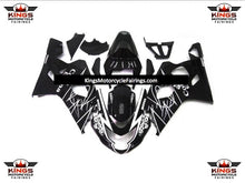 Suzuki GSXR600 (2004-2005) Black & White Tribal Corona Fairings