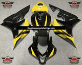 Black and Yellow Fairing Kit for a 2007 and 2008 Honda CBR600RR motorcycle
