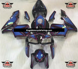 Black, Blue and Pink Fairing Kit for a 2005 and 2006 Honda CBR600RR motorcycle
