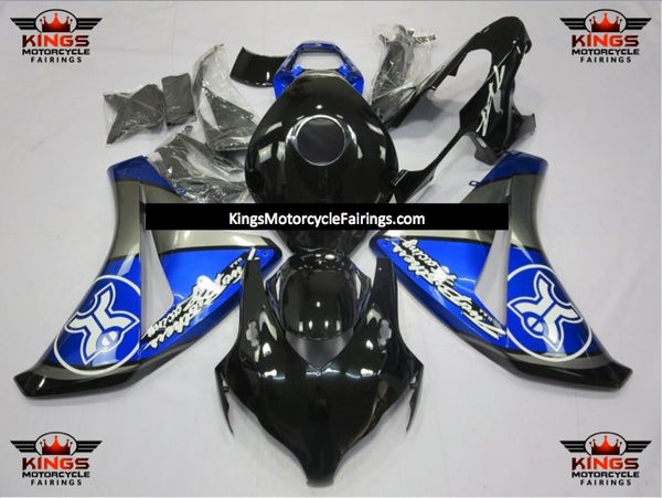 Honda CBR1000RR (2008-2011) Black, Blue & Silver TBR Fairings