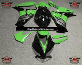 Black, Green and Gray Fairing Kit for a 2012, 2013, 2014, 2015 & 2016 Honda CBR1000RR motorcycle