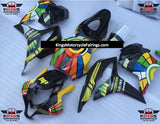 Black and Multi Color HP 99 Fairing Kit for a 2009, 2010, 2011 & 2012 Honda CBR600RR motorcycle