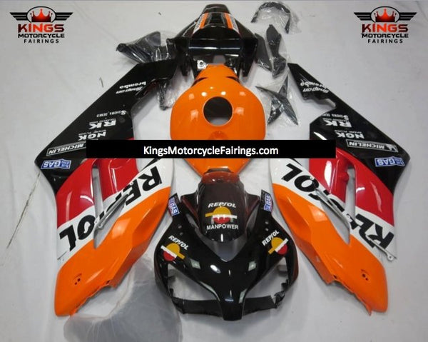 Honda CBR1000RR (2004-2005) Black, Orange, White & Red Repsol Fairings