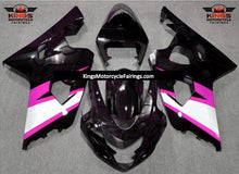 Suzuki GSXR600 (2004-2005) Black, Pink & Silver Fairings