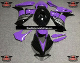 Black, Purple and Gray Fairing Kit for a 2012, 2013, 2014, 2015 & 2016 Honda CBR1000RR motorcycle