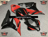 Black, Red and Gray Fairing Kit for a 2007 and 2008 Honda CBR600RR motorcycleBlack, Red, Gray and Matte Black Fairing Kit for a 2007 and 2008 Honda CBR600RR motorcycle