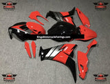 Black, Red and Silver Fairing Kit for a 2012, 2013, 2014, 2015 & 2016 Honda CBR1000RR motorcycle