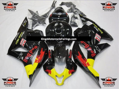 Honda CBR600RR (2009-2012) Black, Red & Yellow RedBull Fairings