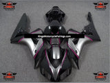 Black, Silver and Pink Pinstripe Fairing Kit for a 2006 & 2007 Honda CBR1000RR motorcycle