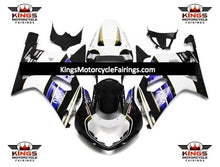Suzuki GSXR600 (2000-2003) Black, White, Blue & Gold Fairings