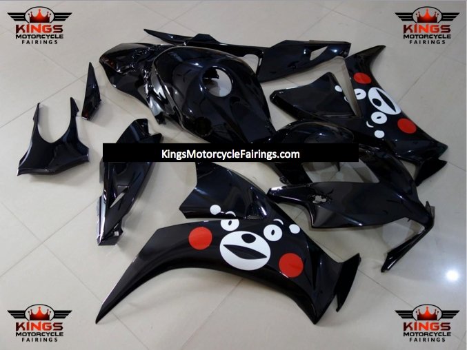 Honda CBR1000RR (2012-2016) Black, White & Red Cartoon Face Fairings