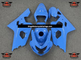 Blue Fairing Kit for a 2004 & 2005 Suzuki GSX-R750 motorcycle