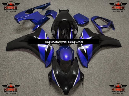 Blue, Black and Silver Fairing Kit for a 2008, 2009, 2010 & 2011 Honda CBR1000RR motorcycle
