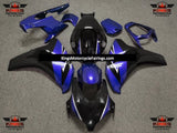 Blue, Black and Silver Fairing Kit for a 2008, 2009, 2010 & 2011 Honda CBR1000RR motorcycle
