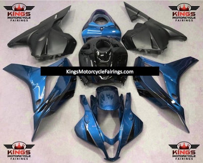 Honda CBR600RR (2009-2012) Blue, Matte Black & Black Fairings at KingsMotorcycleFairings.com