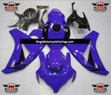 Royal Blue and Black Fairing Kit for a 2008, 2009, 2010 & 2011 Honda CBR1000RR motorcycle