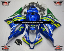 Blue and Green Movistar Fairing Kit for a 2009, 2010, 2011 & 2012 Honda CBR600RR motorcycle