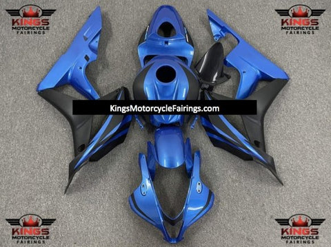 Honda CBR600RR (2007-2008) Blue & Matte Black Fairings