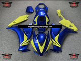 Blue and Yellow Fairing Kit for a 2012, 2013, 2014, 2015 & 2016 Honda CBR1000RR motorcycle