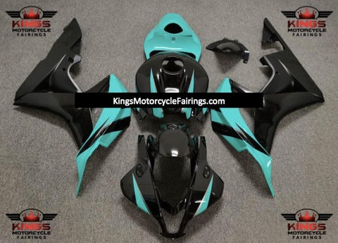 Honda CBR600RR (2007-2008) Blue Aqua & Black Fairings