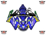 Blue Movistar Fairing Kit for a 2004 and 2005 Honda CBR1000RR motorcycle