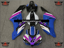 Blue, White, Purple, Pink and Black #6 Fairing Kit for a 2004 and 2005 Honda CBR1000RR motorcycle