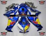 Blue, Yellow, Red and White RedBull Fairing Kit for a 2012, 2013, 2014, 2015 & 2016 Honda CBR1000RR motorcycle