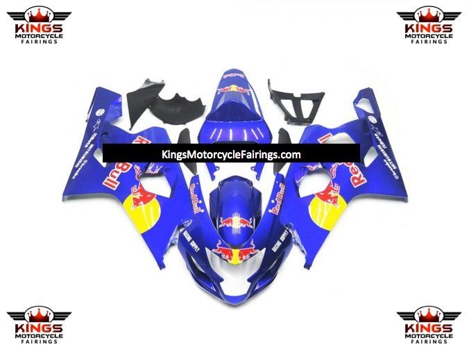 Suzuki GSXR600 (2004-2005) Blue RedBull Fairings