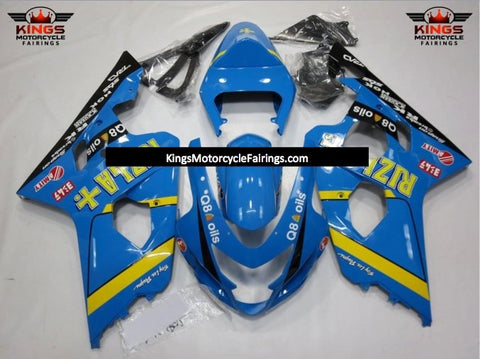 Suzuki GSXR600 (2004-2005) Blue & Yellow Rizla Fairings