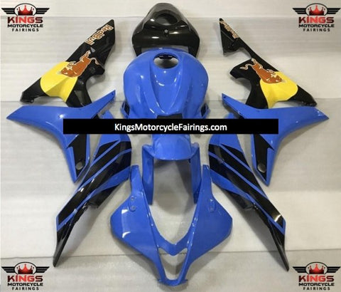 Honda CBR600RR (2007-2008) Blue & Black RedBull Fairings