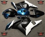 Honda CBR600RR (2009-2012) Matte Black, Blue & White Fairings