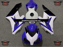 Blue, White and Black Fairing Kit for a 2004 and 2005 Honda CBR1000RR motorcycle