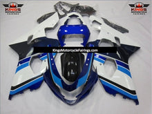 Suzuki GSXR600 (2004-2005) Blue, White, Light Blue, Black & Dark Blue Fairings