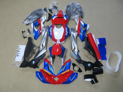 BMW S1000R (2016-2020) Blue, Red, White, Silver and Matte Black Fairings - KingsMotorcycleFairings.com