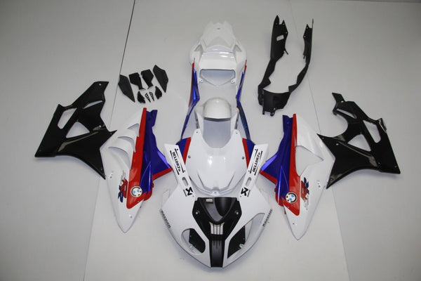 BMW S1000RR (2009-2014) White, Black, Red & Blue Fairings