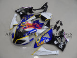 BMW S1000RR (2009-2014) White, Blue, Black & Yellow Fairings