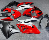 Red, White and Matte Black Fairing Kit for a 2015 and 2016 BMW S1000RR motorcycle