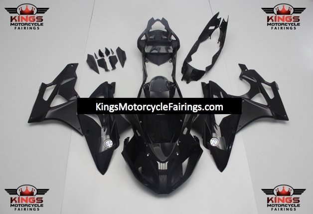 BMW S1000RR Fairings (2009-2014) Gloss Black, Matte Black at KingsMotorcycleFairings.com
